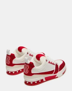Skater Red/white Rhinestones