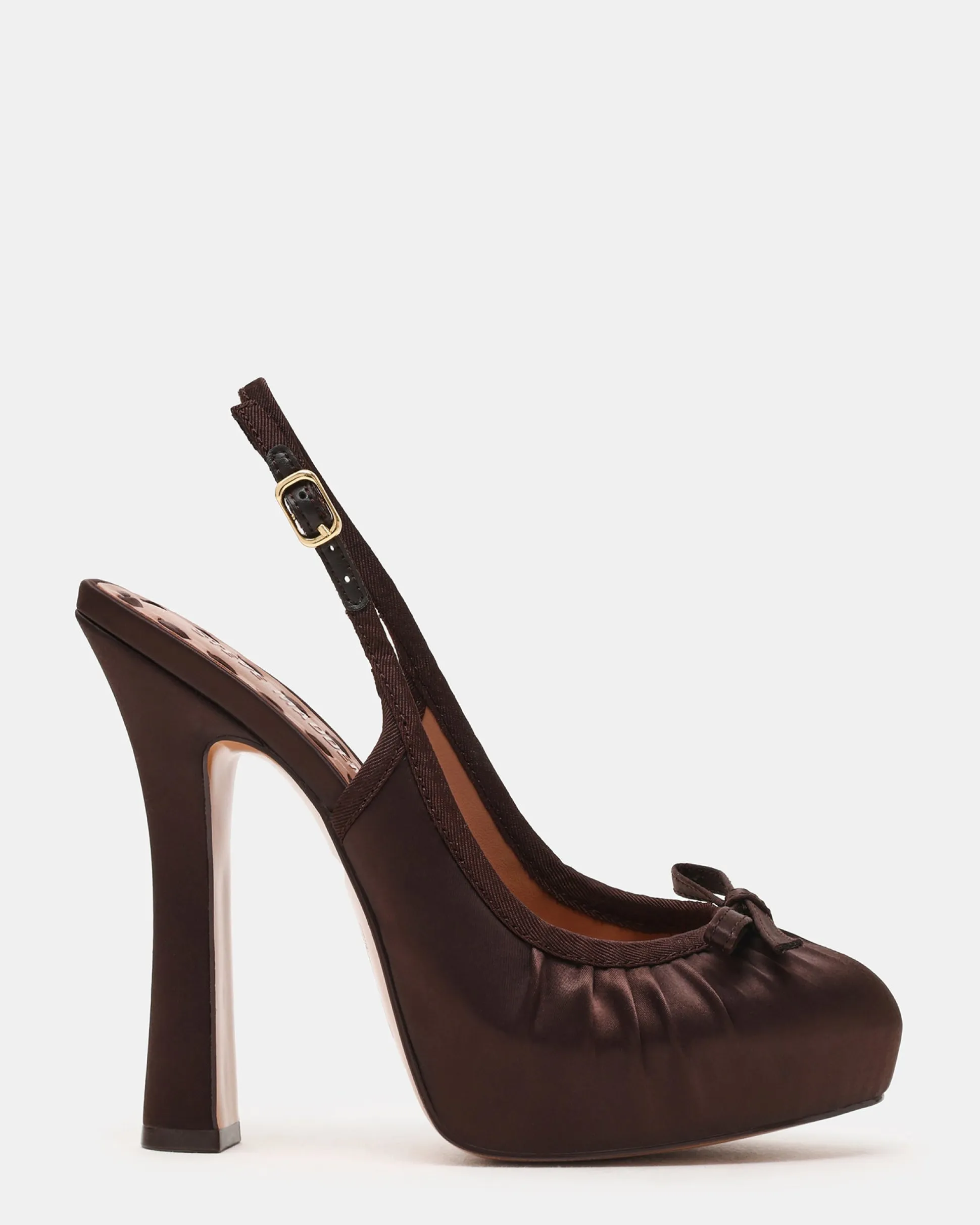 Sofie Brown Satin