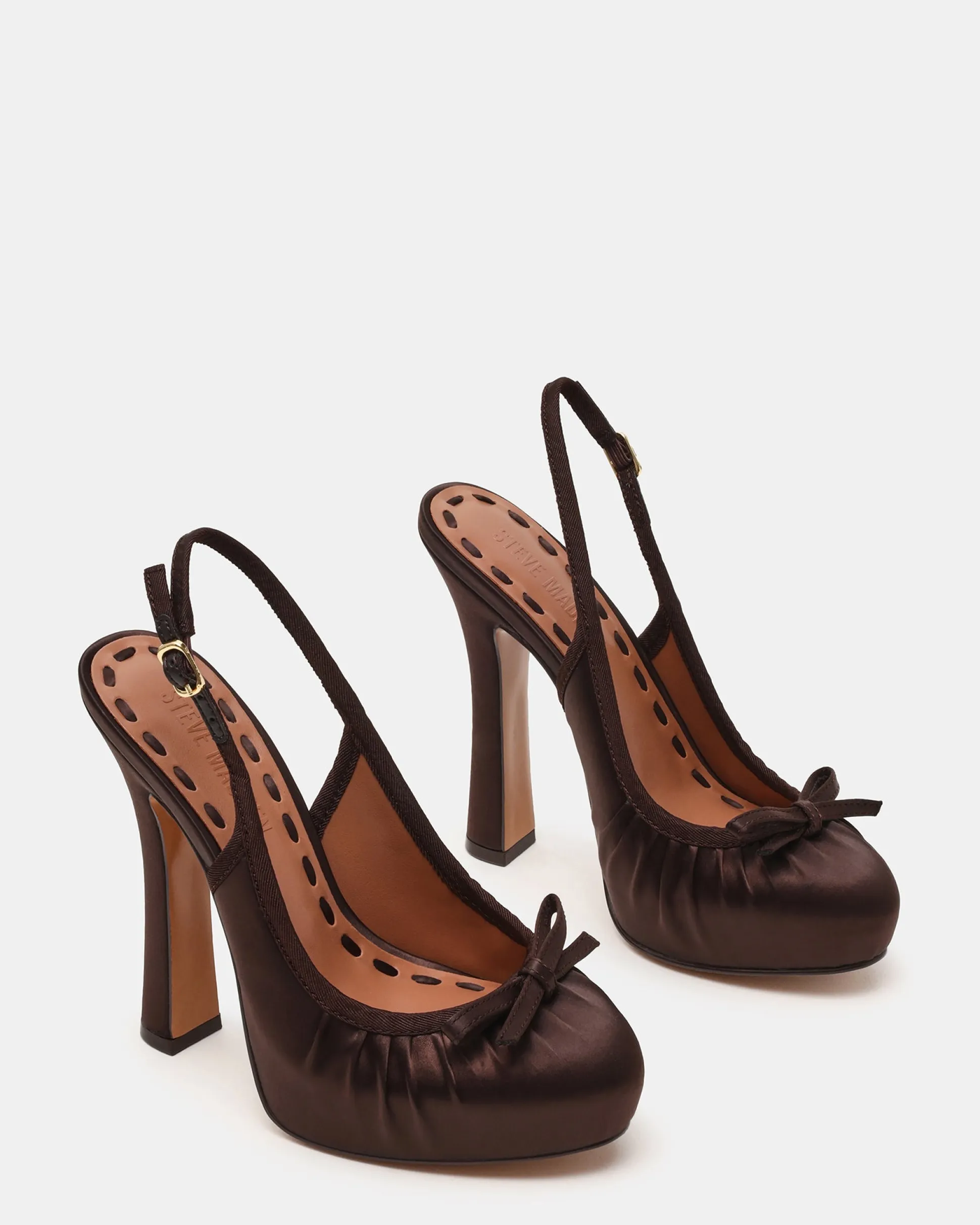 Sofie Brown Satin