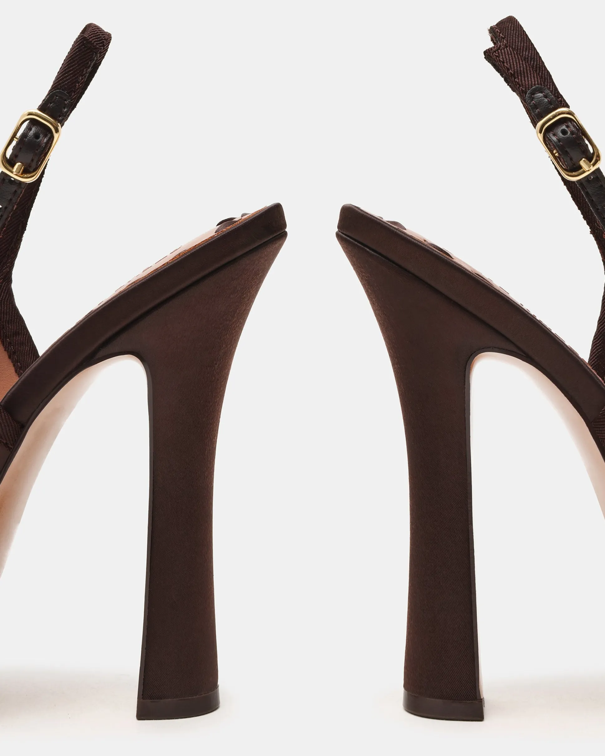 Sofie Brown Satin