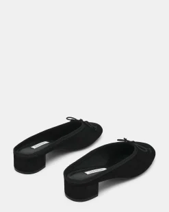 Steffi Mule Black Suede