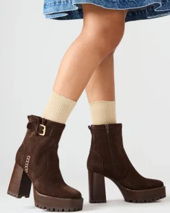 Summit Dark Brown Suede