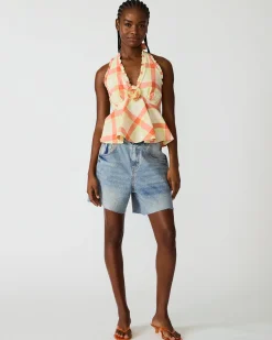 Tania Top Plaid