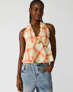 Tania Top Plaid