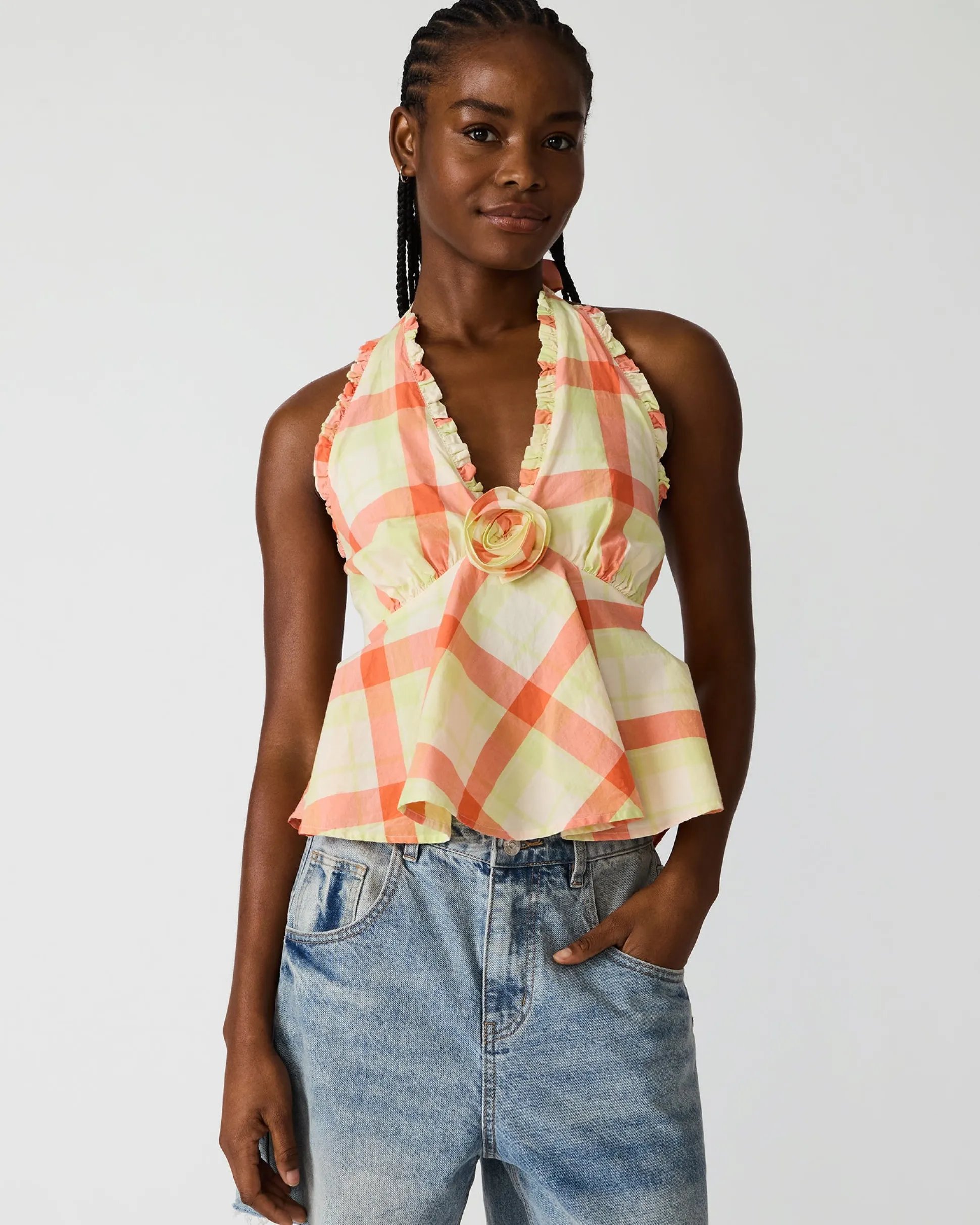 Tania Top Plaid