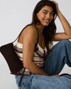 Tanzie Woven Bag Chocolate