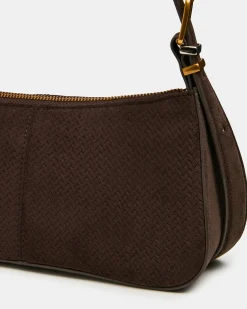 Tanzie Woven Bag Chocolate