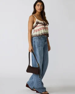 Tanzie Woven Bag Chocolate