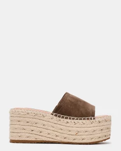 Tarina Taupe Suede