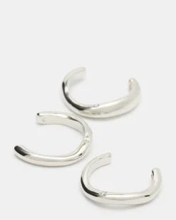 Toe Ring Set Silver