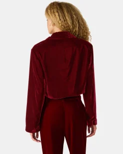 Tonia Blazer Red Velvet