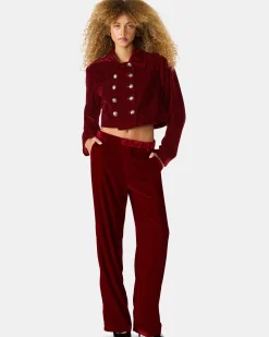 Tonia Blazer Red Velvet