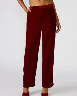 Tonia Pant Red Velvet