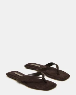 Trella Brown Suede