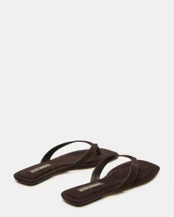 Trella Brown Suede