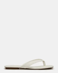Trella White Leather