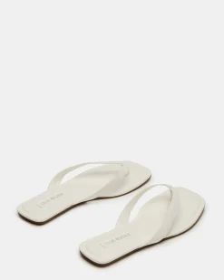 Trella White Leather