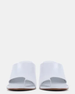 Valentin White Leather