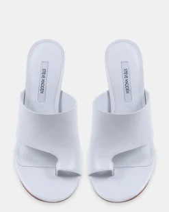 Valentin White Leather