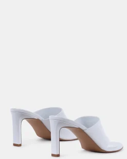 Valentin White Leather