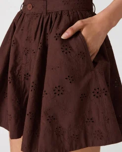 Vanny Skirt Walnut