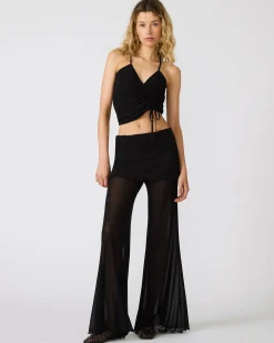 Veada Knit Pants Black