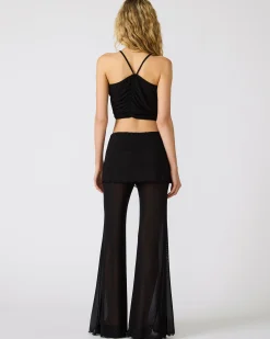 Veada Knit Pants Black