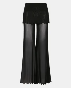 Veada Knit Pants Black