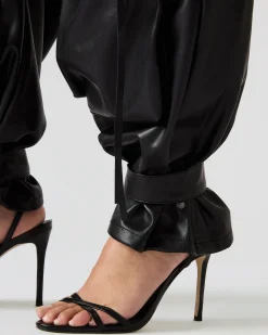 Vegan Leather Duo Pant Black