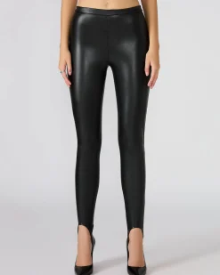 Vegan Leather Stirrup Black