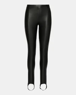 Vegan Leather Stirrup Black