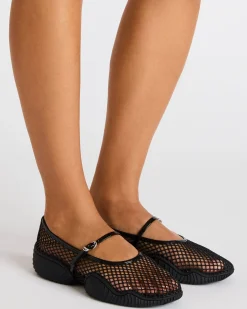 Vickee Black Mesh