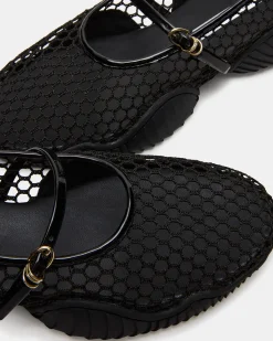 Vickee Black Mesh