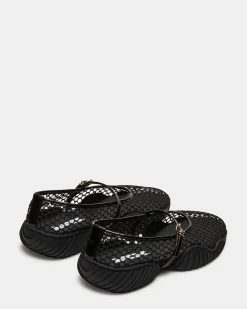 Vickee Black Mesh