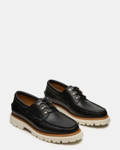 Victor Black Leather