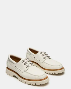 Victor White Leather
