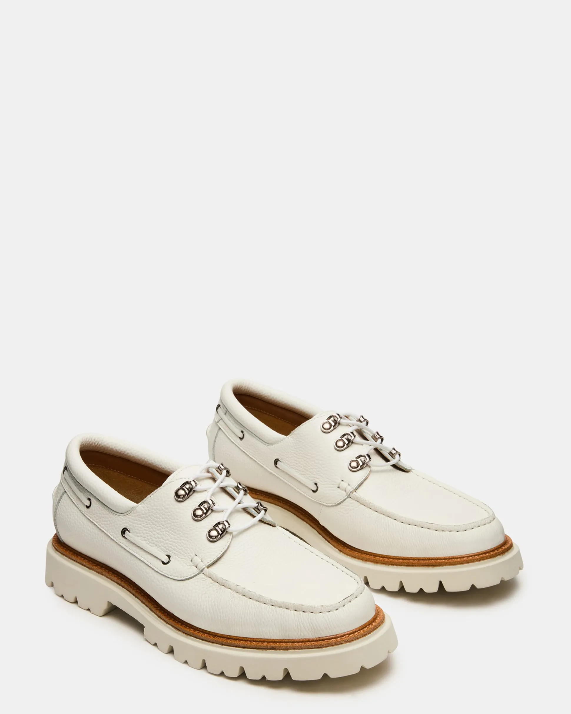 Victor White Leather