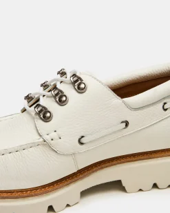 Victor White Leather