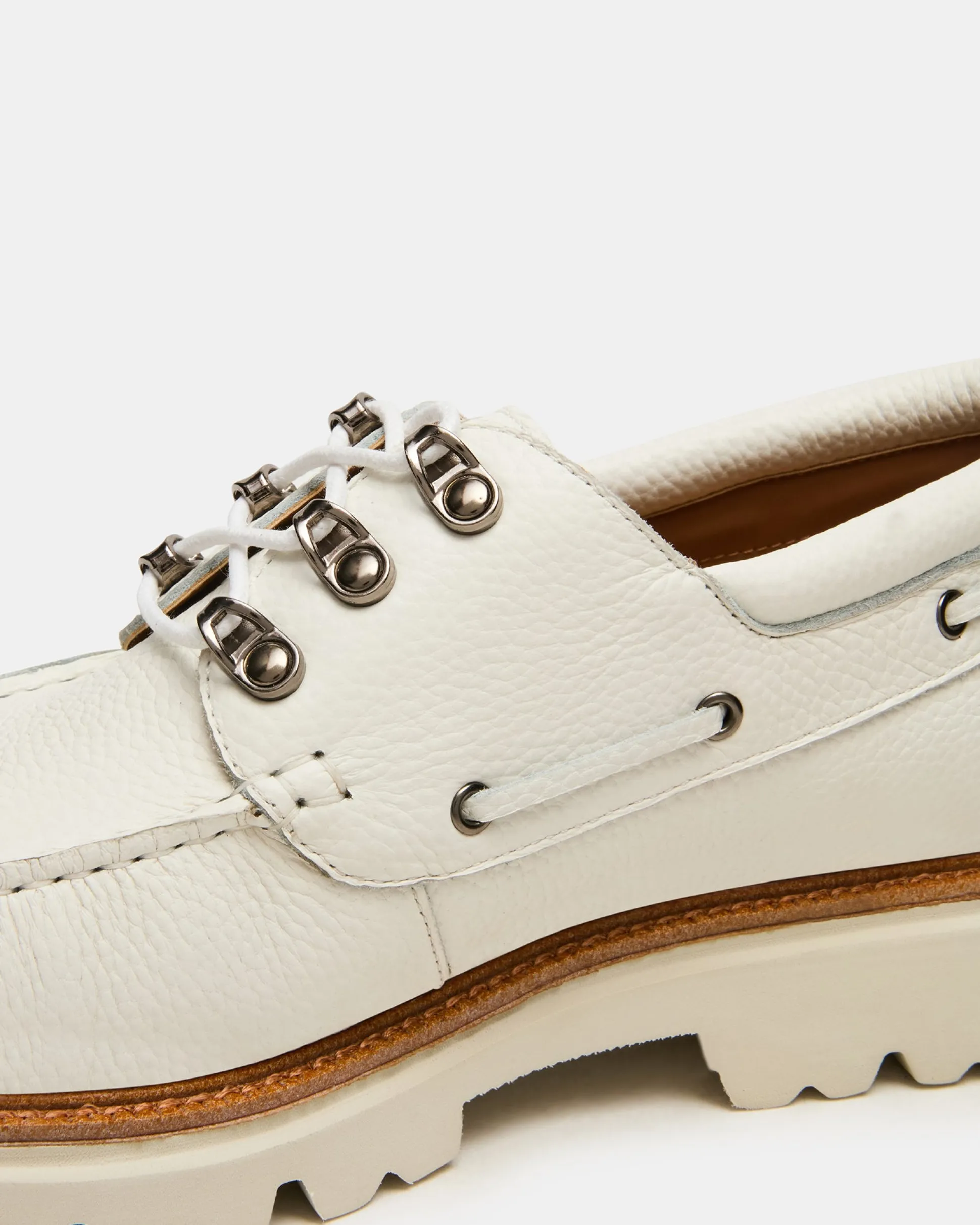 Victor White Leather