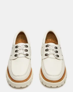 Victor White Leather