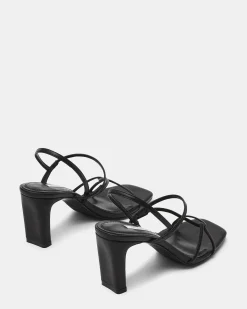 Vinetia Black Leather