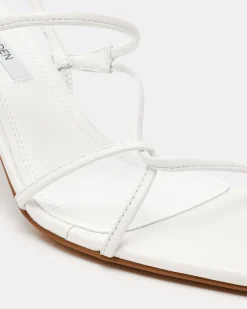 Vinetia White Leather