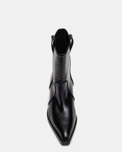 Vinny Black Leather