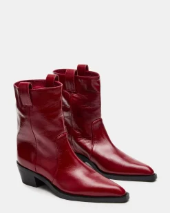 Vinny Red Leather