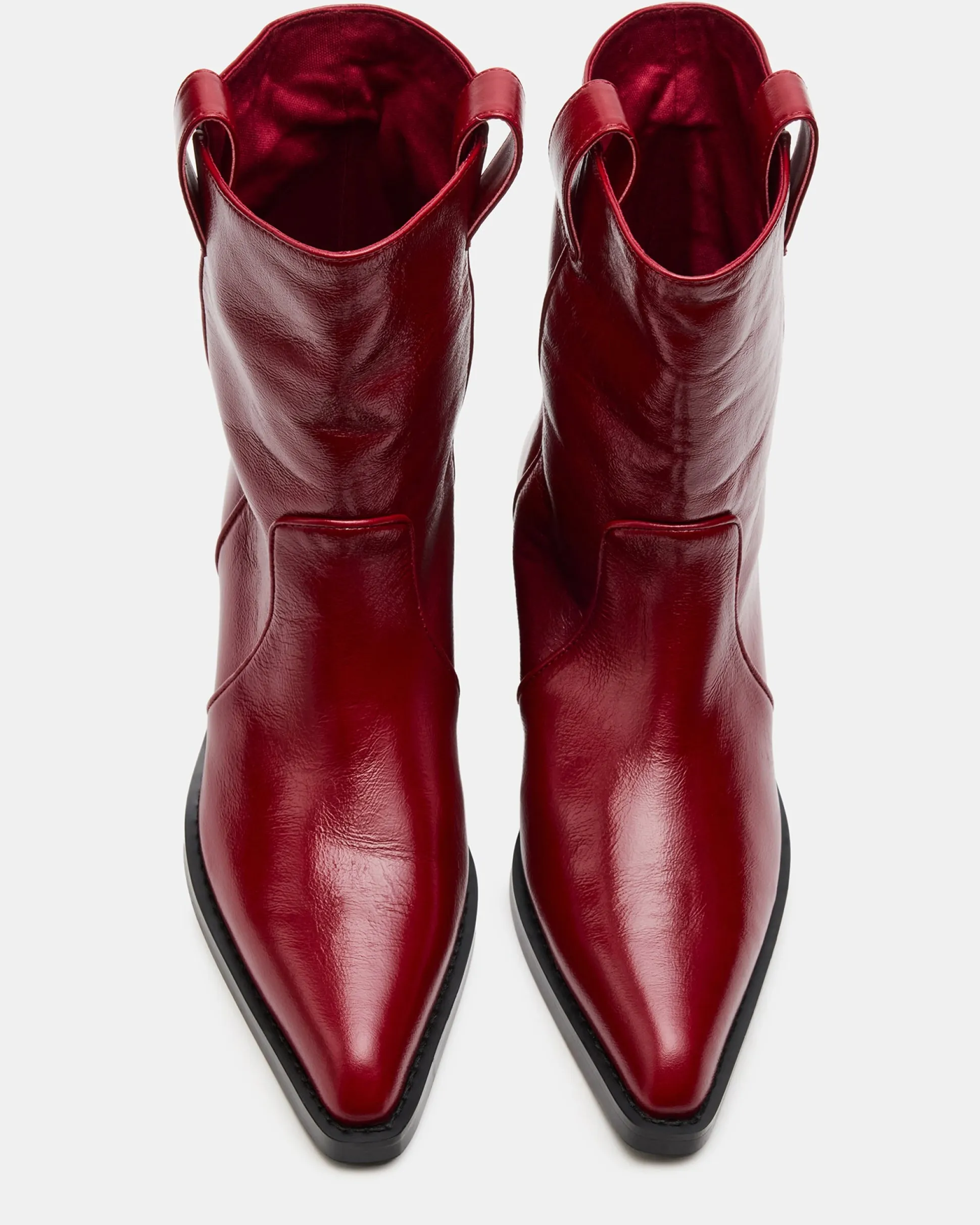 Vinny Red Leather