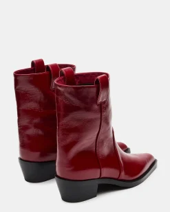 Vinny Red Leather