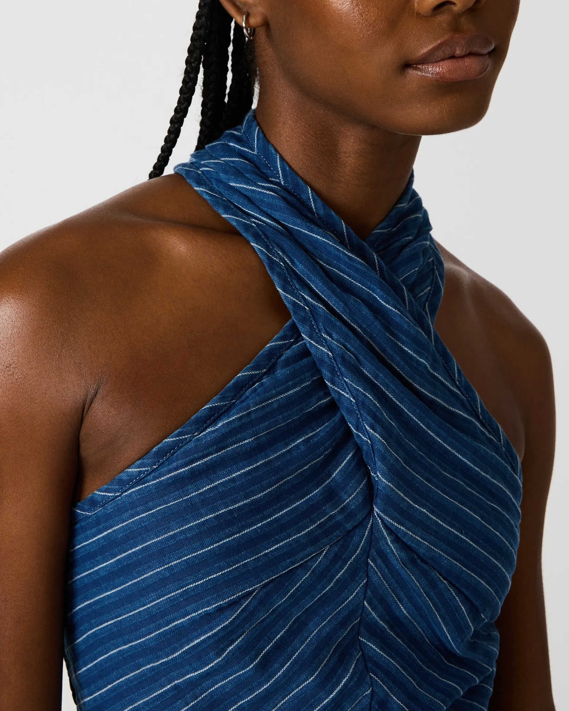 Winnie Top Mixed Indigo