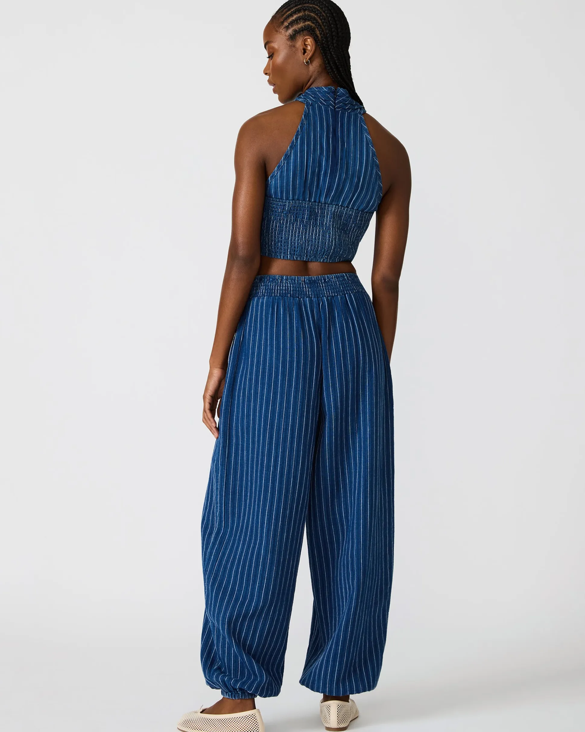 Winnie Top Mixed Indigo