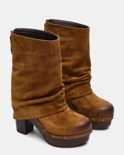 Woodley Chestnut Suede