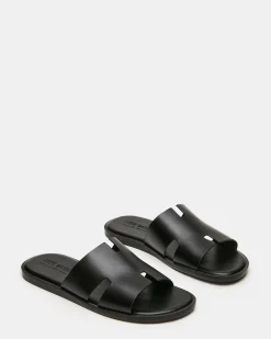 Yussuf Black Leather